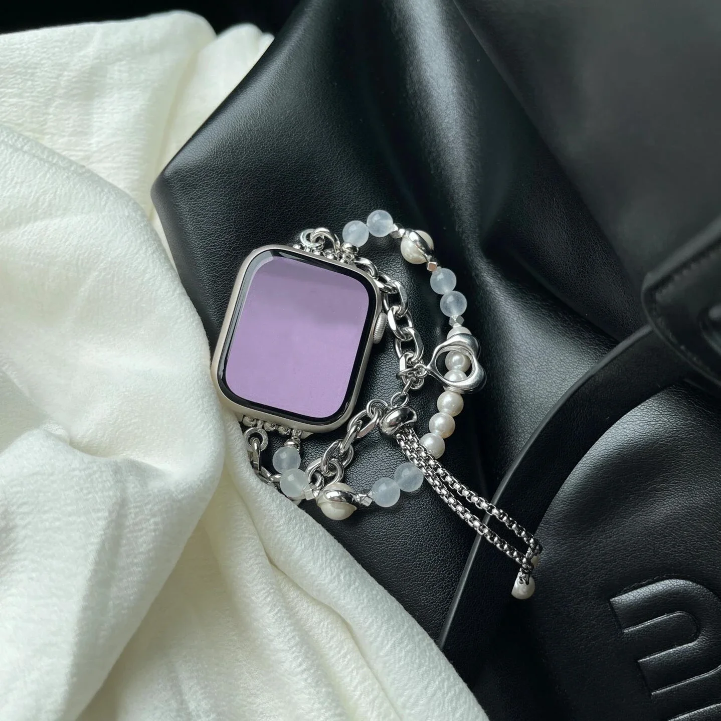 Elastic Force Strap for Apple Watch - Stylish Link Band Bracelet