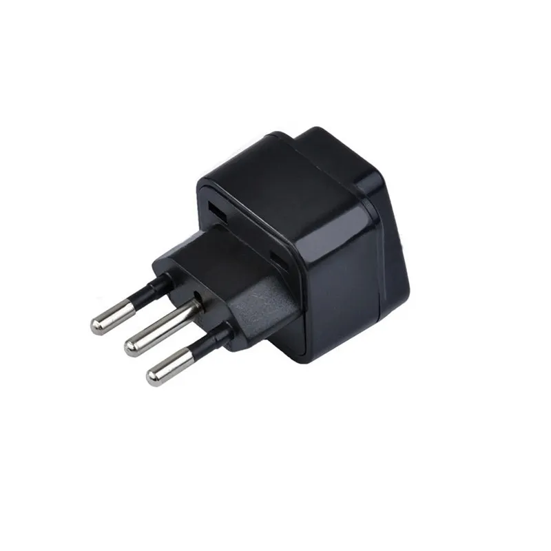 Hot 3pin Brazil Brazilian AC Power Plug UK/US/EU To Brazil Brasil Socket Travel Power Adapter Plug 3 Pin Converter Type N Plug