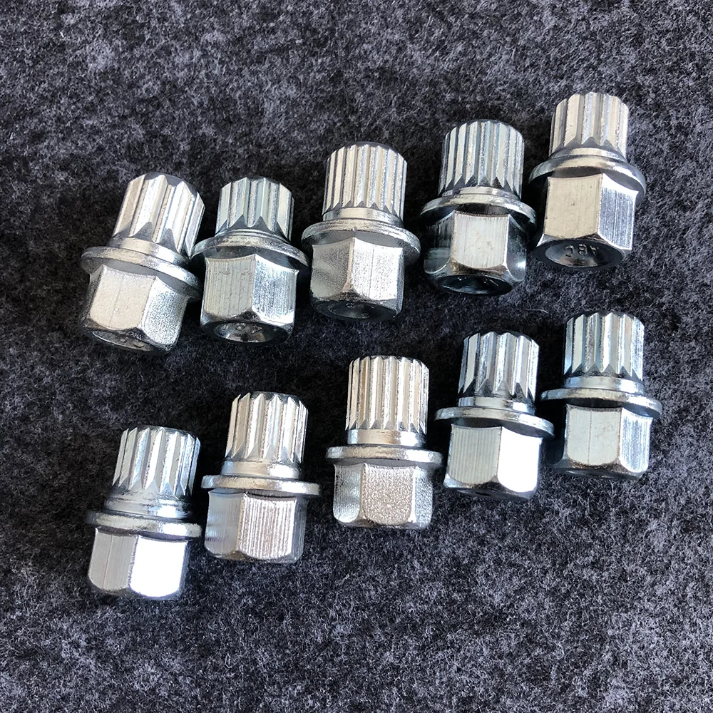 1PCS Anti-theft Wheel Screw Bolt Lock Nut Key Adapter #000-#009 For Volkswagen Bora Golf Jetta Passat For Audi A4 A6 A8 TT Q7 Q5
