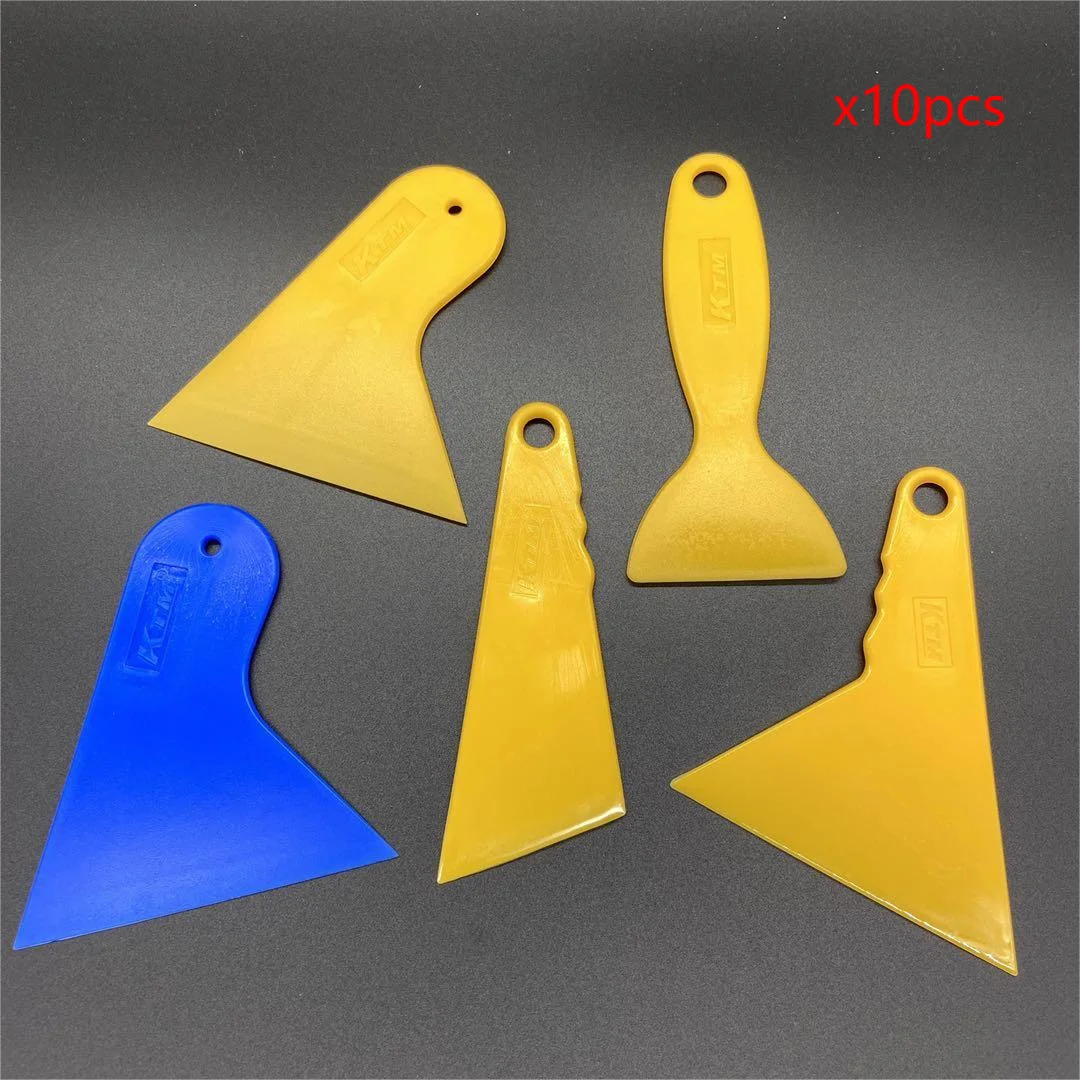 4Pcs Window Cleaner Tool Plastic Scraper Car Vinyl Wrap Squeegee Yellow  Triangle Scraper Mobile Phone Film Decal Sticker Scraper - AliExpress