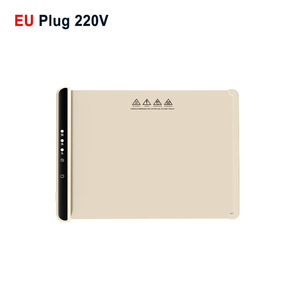 Elektrikli Isıtma Tepsisi Katlanabilir Gıda Isıtıcı Hızlı Isıtma Taşınabilir Yemek Masası Isıtıcı Gıda Isıtıcı Mat Tam Yüzey Isıtma ile