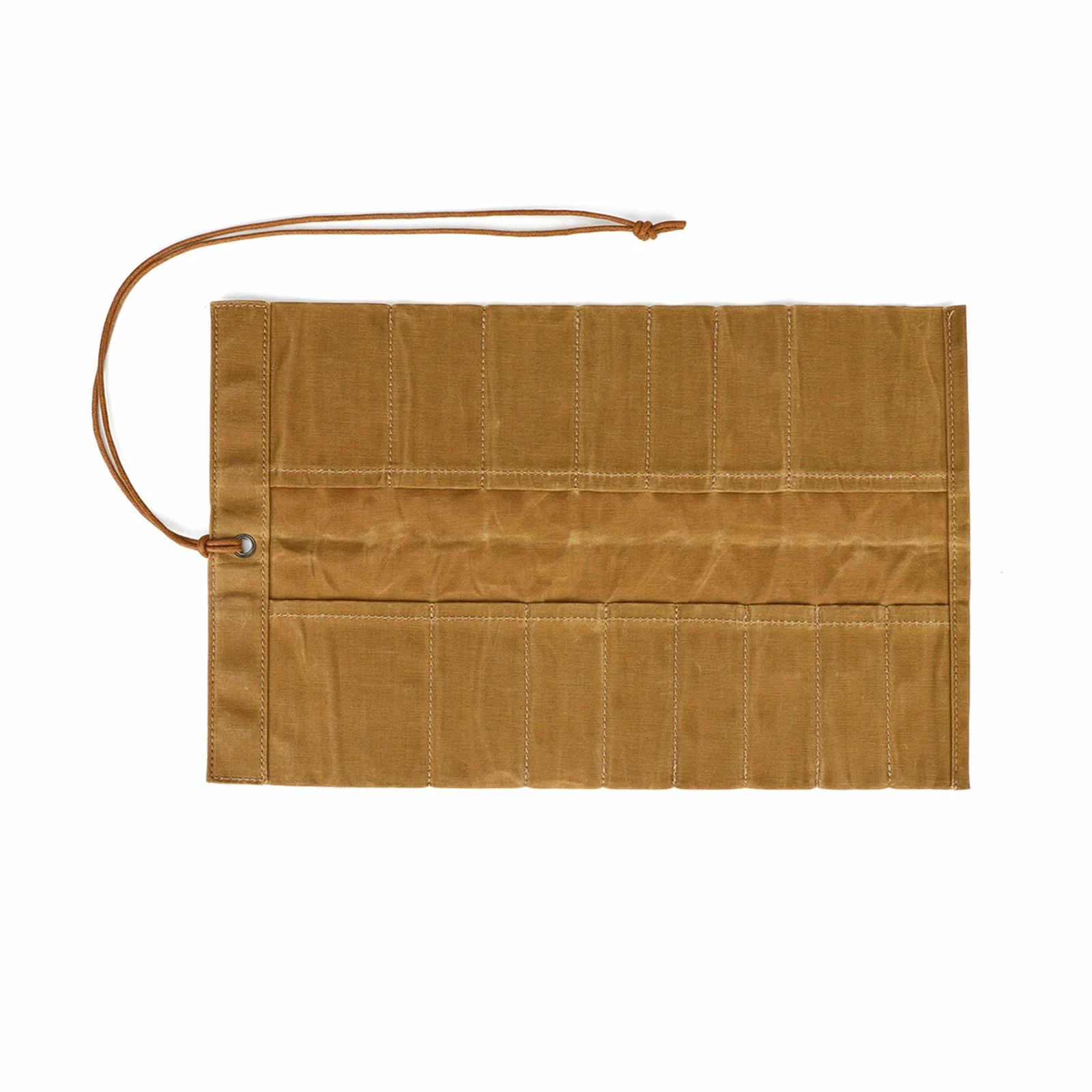 Tourbon plátna skládací nástroje rolovat nahoře sáček (14 slots)portable nést pouch dílna úložný splier nářadí organizátor dřevoobráběcí
