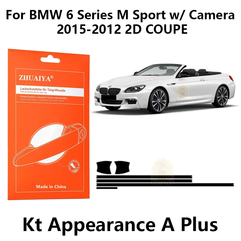 

Защитная пленка на края дверной ручки, защитная пленка из ТПУ для BMW 6 серии M Sport w/ Camera 2015-2012 2D COUPE