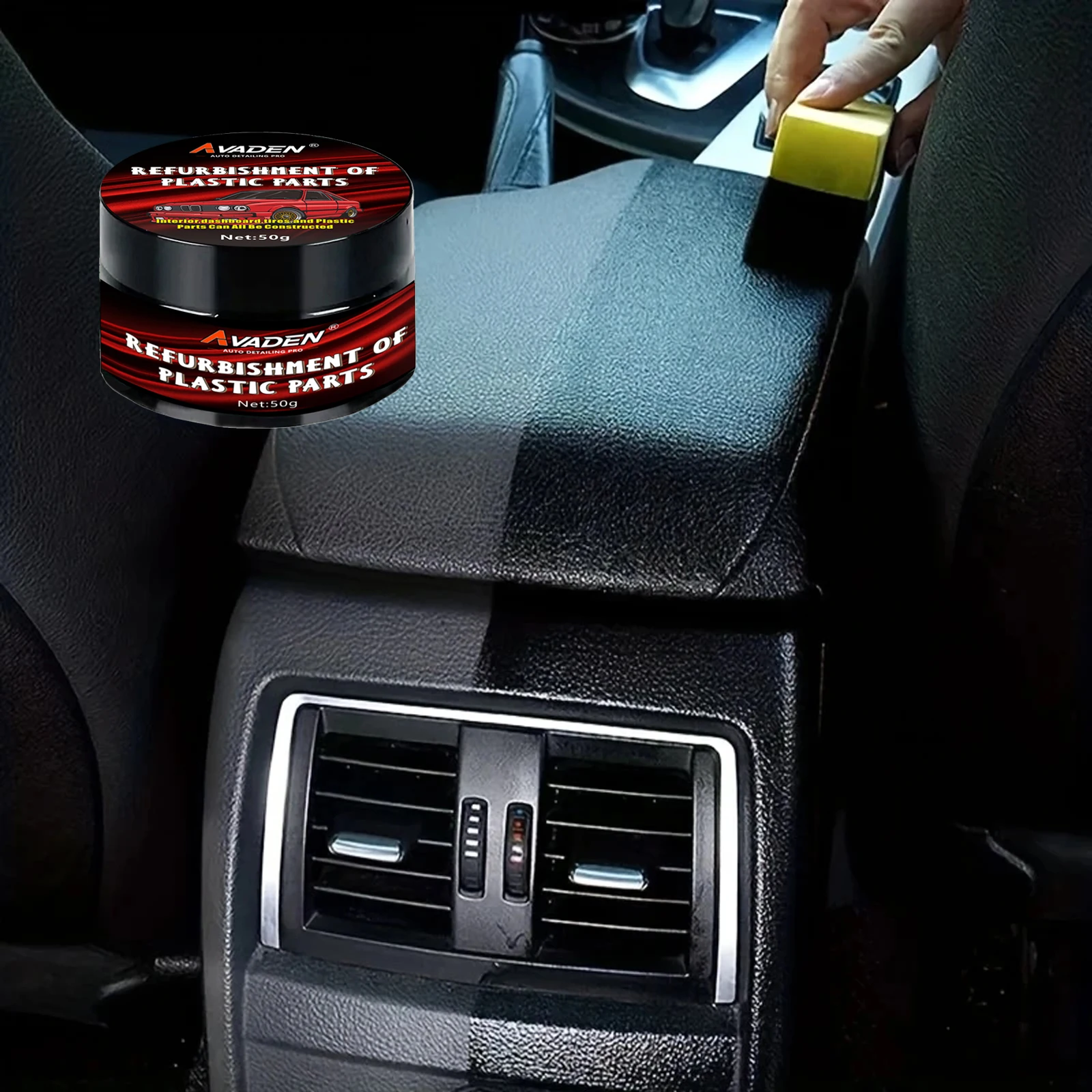 Car Plastic Restorer Back To Black Gloss Car Cleaning Products Plastic Leather Restore Auto Polish And Repair Coating Renovator