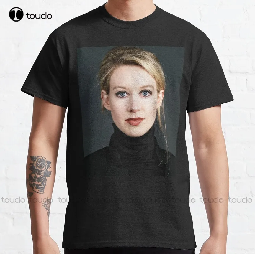 

Elizabeth Holmes Theranos Trends Classic T-Shirt Brown T Shirt Custom Aldult Teen Unisex Digital Printing Tee Shirt Xs-5Xl