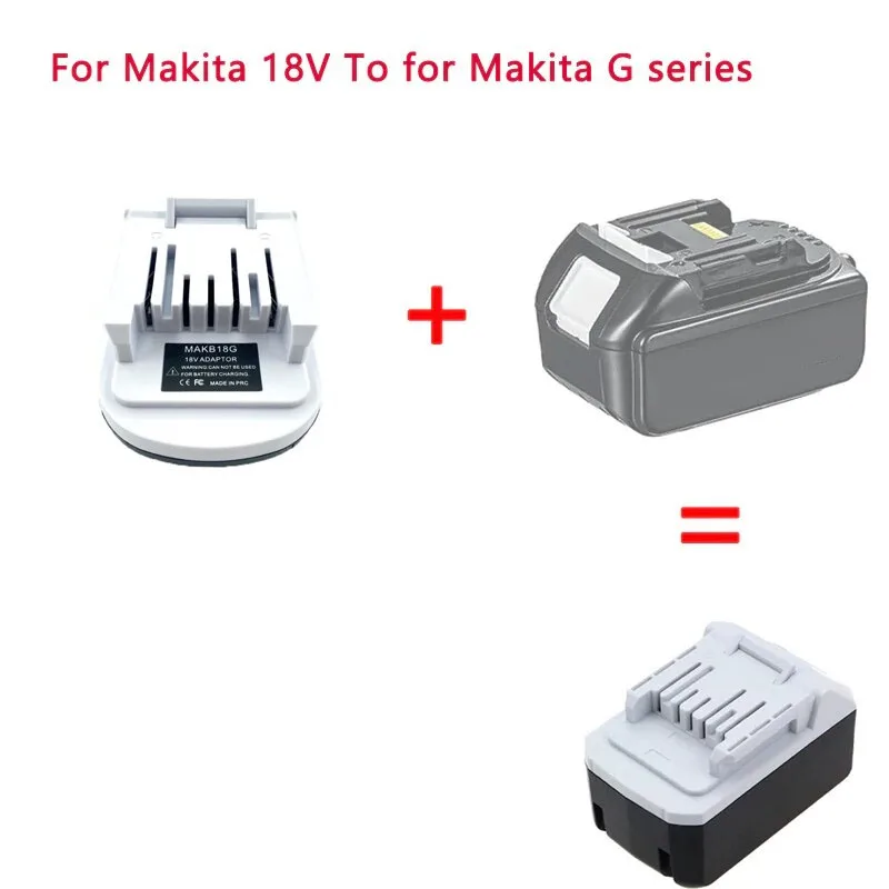1x Adapter Compatible With Makita 18v LXT BL1830 (NOT BL1813G 1815G G-Series