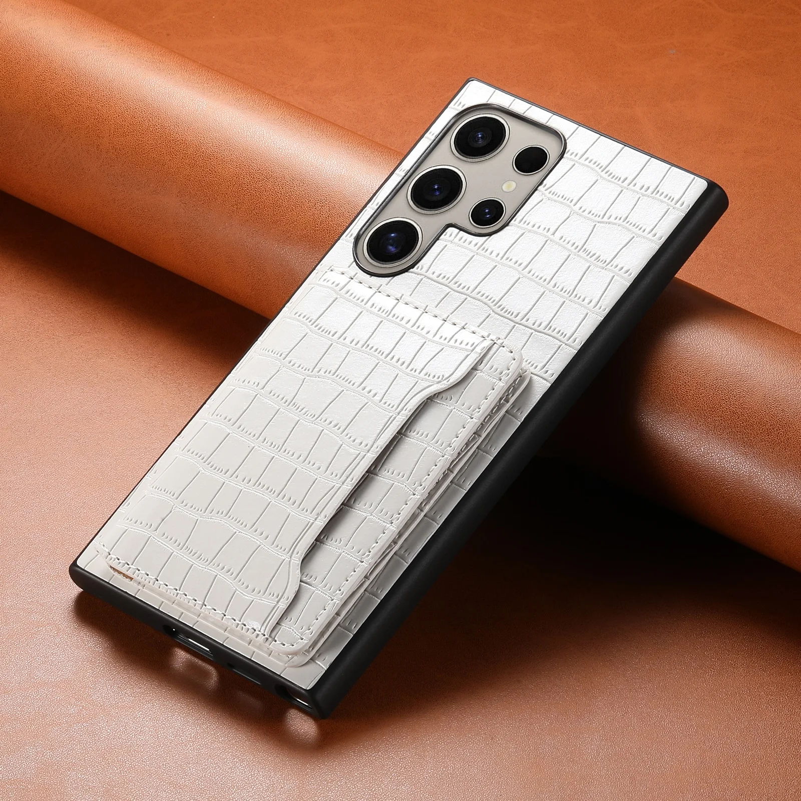 Case Samsung carteira flip couro porta-cartão