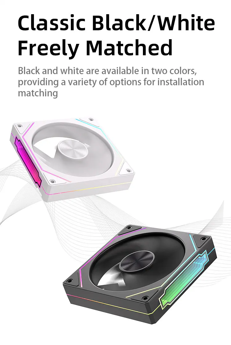 Prism 5 PRO 120mm Fan Argb Pc Case Ventiladores 4PIN PWM 5V-3PIN Cpu Water Coole