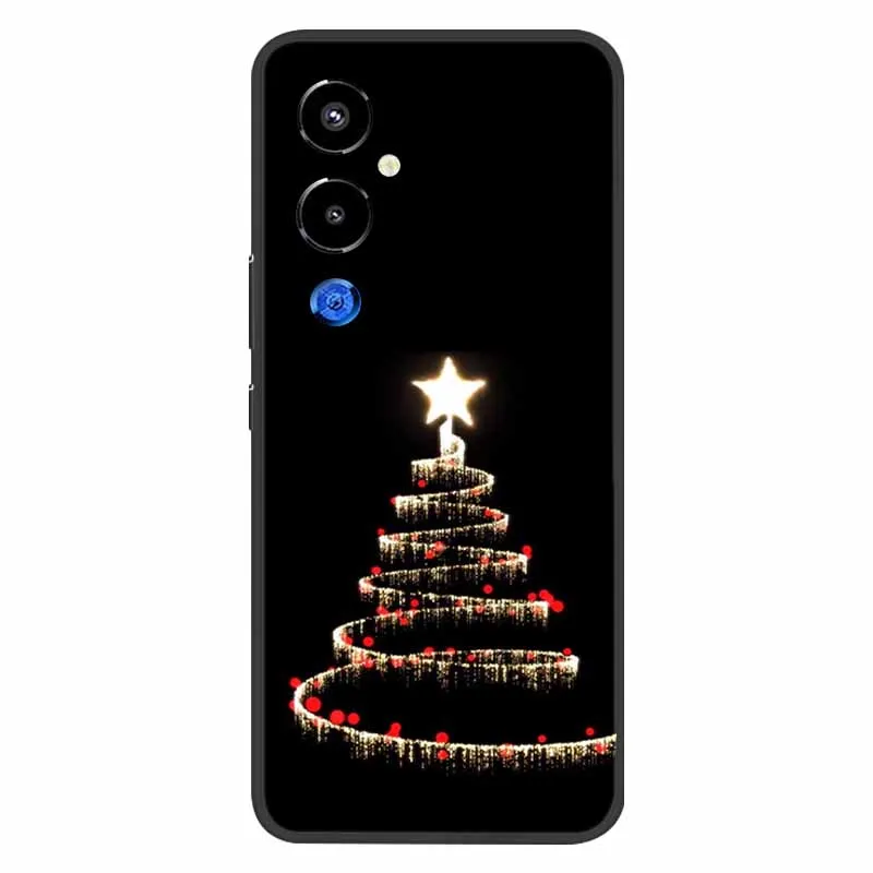 Christmas Silicone Soft TPU Phone Case - Festive Holiday Gift Cover