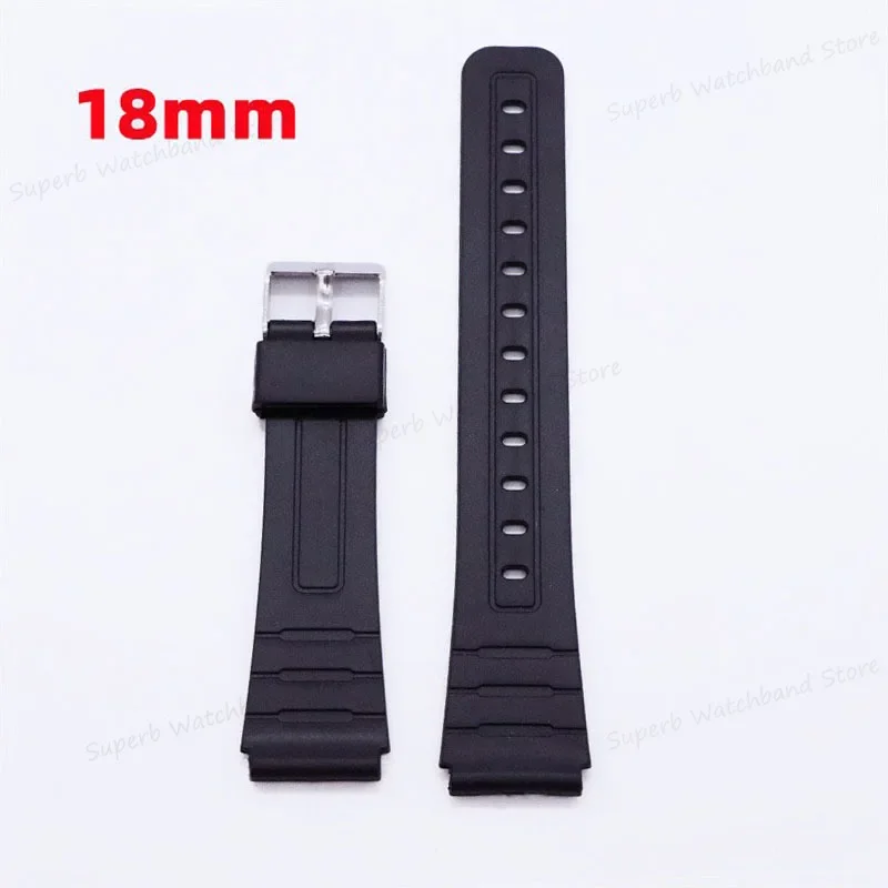 Universal Resin Sport Watch Strap with Pin Buckle - Various Sizes Available