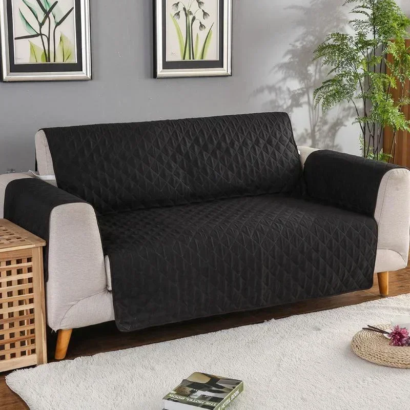 1 2 3 Seater Waterproof Sofa Cover Pet Dog Kids Sofa Mat Couch Slipcovers for Living Room Dustproof Furniture Protector Covers