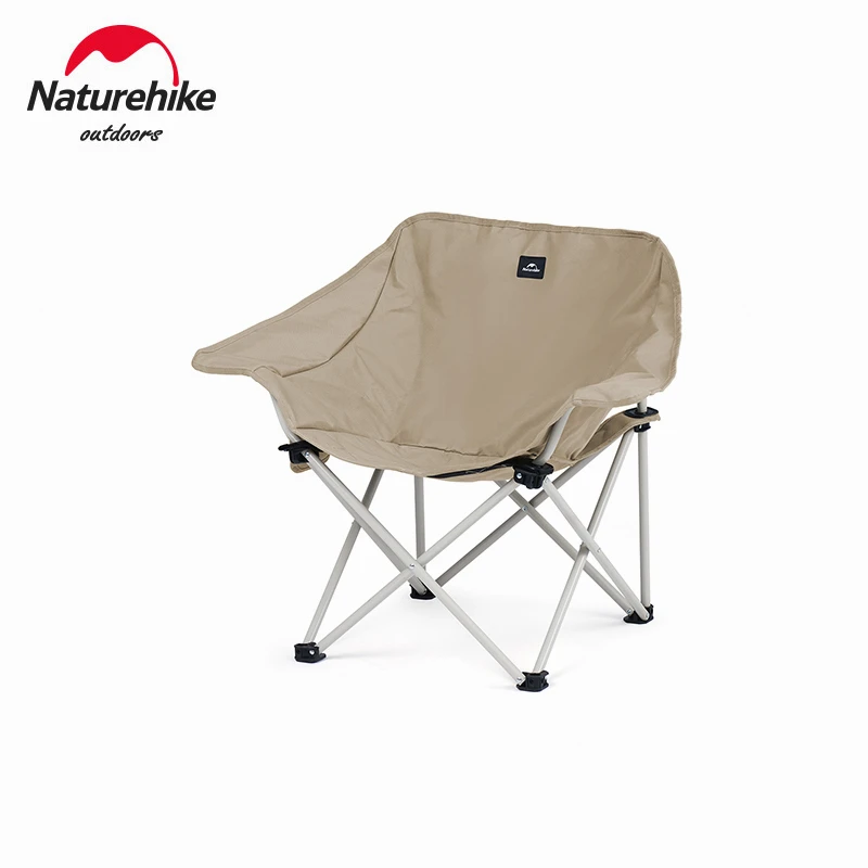 

Naturehike Ultra Light Folding Chair 600D Oxford Cloth Steel Pipe X Bracket Outdoor Camping Semi Reclining Beach fishing Chair