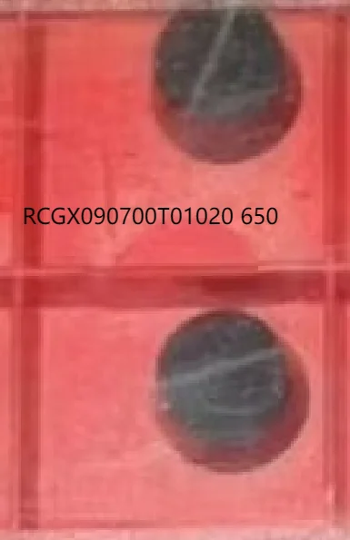 카바이드 삽입물 RCGX090700T01020 650, 오리지널 10 개