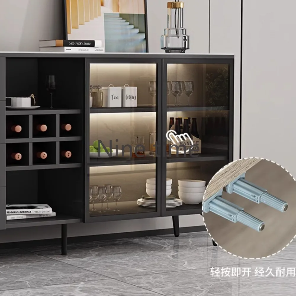 Shelf Coffee Bar Cabinet Home Wine Refrigerator Outdoor Kitchen Cabinets Cellar Rack Showcases Beer Shelves Liquor Display Mini