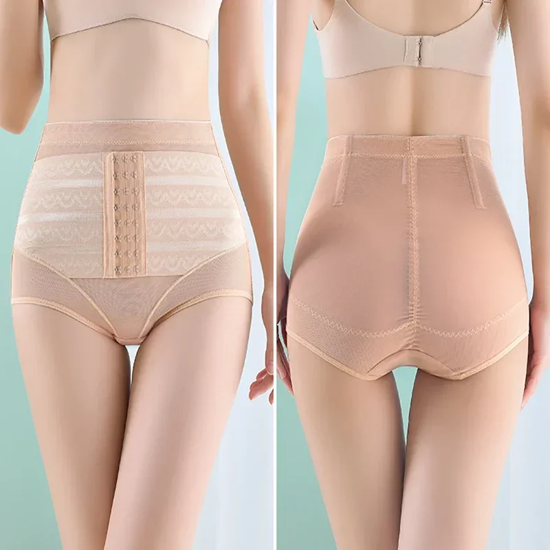 High Waist Control Panties Slimming Underwear Waist Tightener Postpartum  Girdle Colombian Shapewear Lace Lingerie Body Shapers - AliExpress