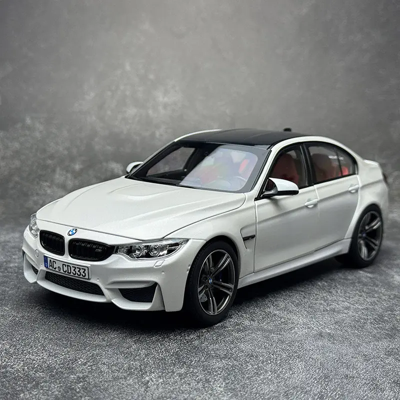 노레브 다이캐스트 모델 1/18 BMW M3 F80 자동차 모형 스태틱 디스플레이 휴일 선물 컬렉션