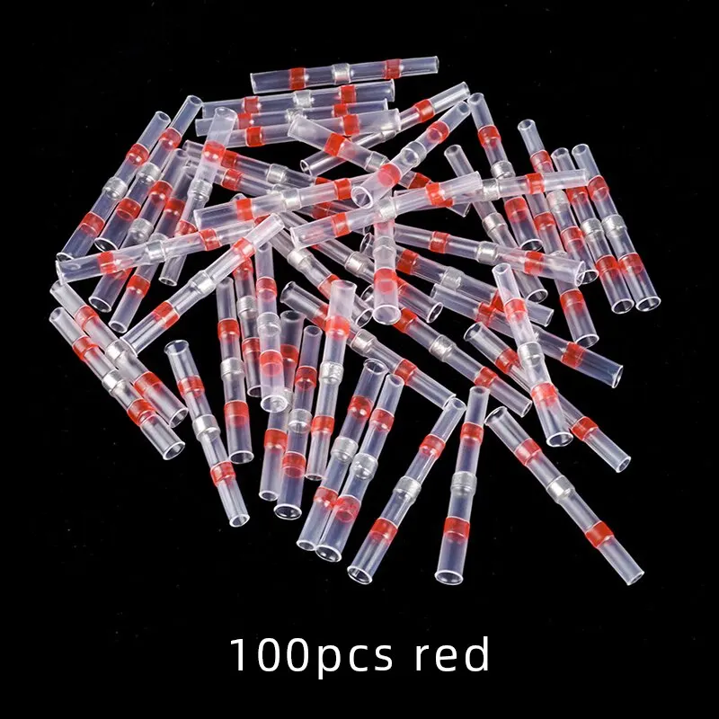 Solder Ring Terminal Sealed Heat Shrink Tube Wire Connector 100pcs