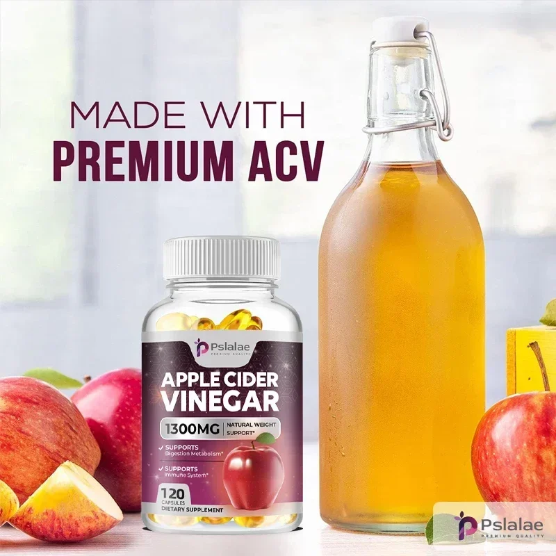 Apple Cider Vinegar Fat Burner Natural Detox and Cleanse Energy Support