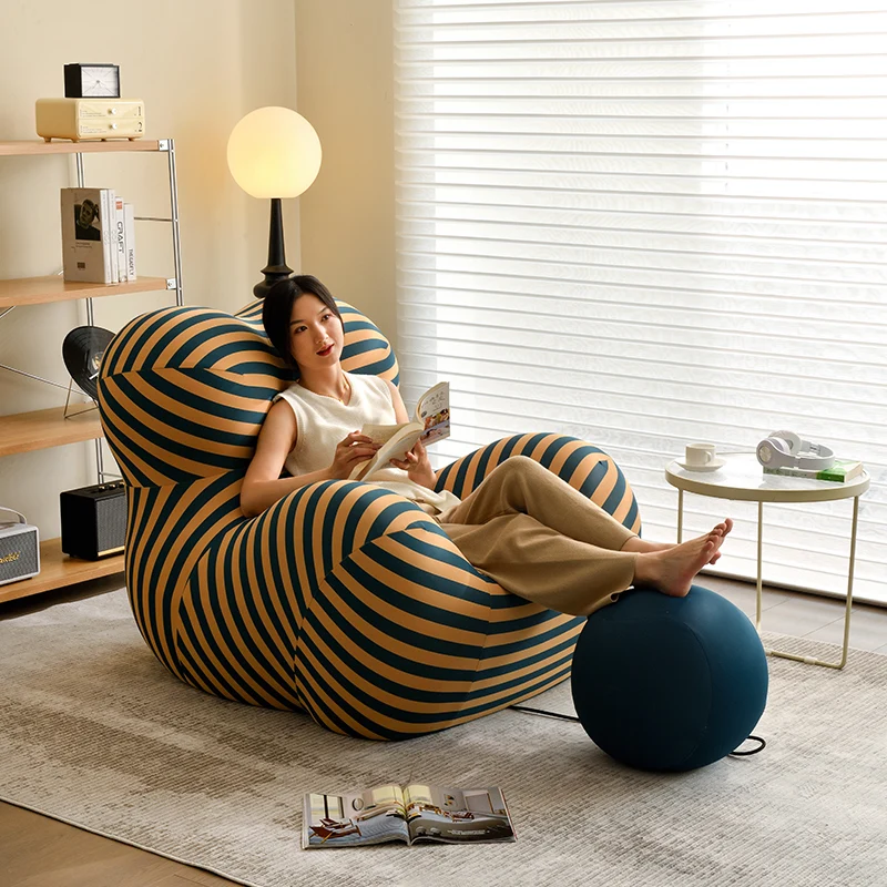 

1-person Lounge Bed Puff Living Room Sofas Romantic Designer Creative Living Room Sofas Minimalist Fauteuils De Salon Furniture