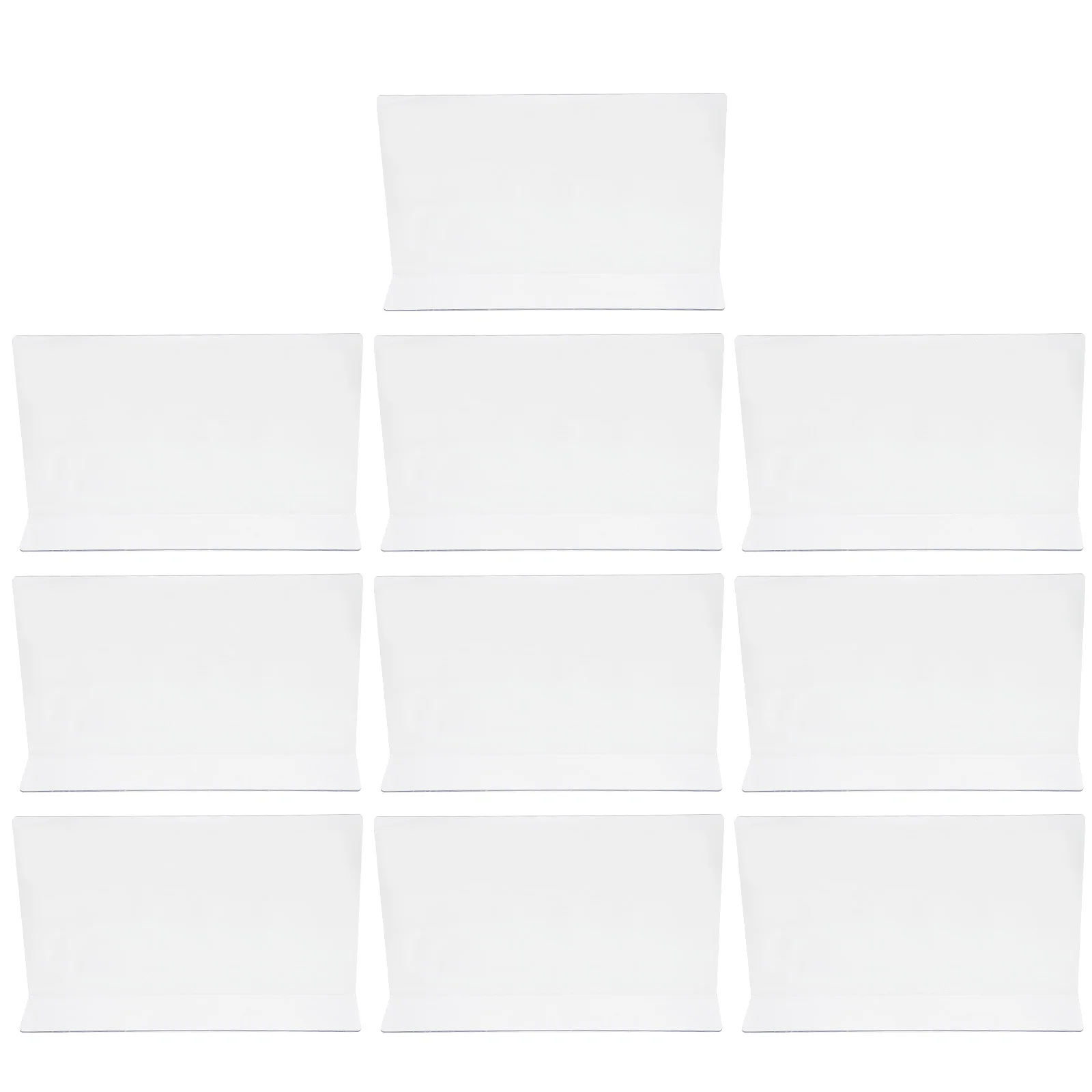 

10 Pcs Partition Plate Commodity Clapboard Clapboards Plastic Shelf Store Goods Separators Shelves Acrylic Dividers Stores