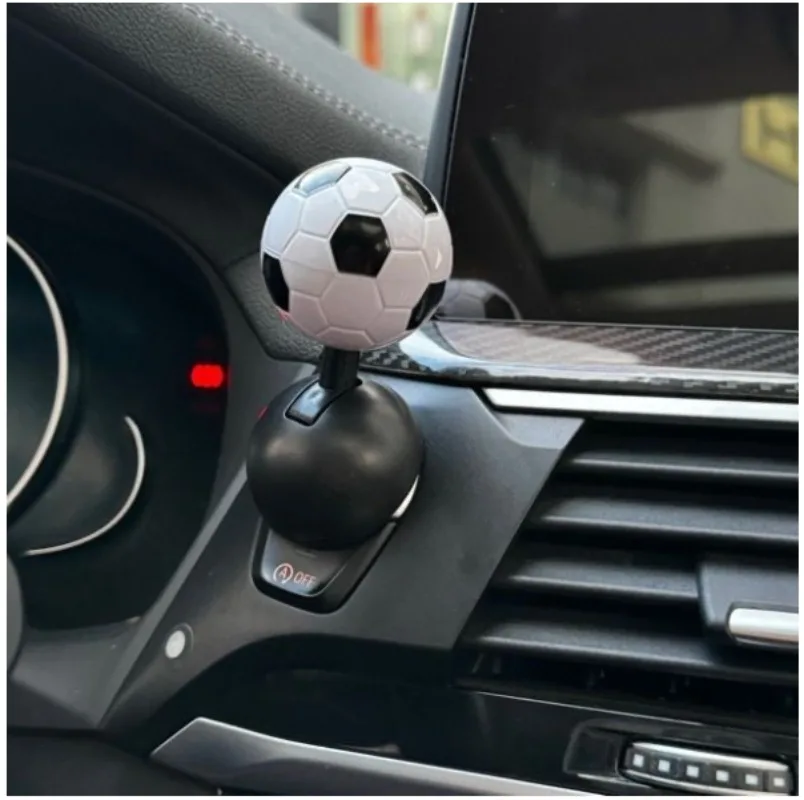Universal Car Start Button with One Football Joystick Club Style One-touch Start Button Rocker Sticker Modification Tools