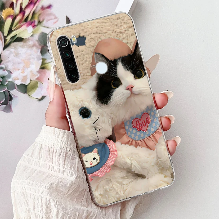 Cute Cat Luxury Painted Soft Slim Phone Case