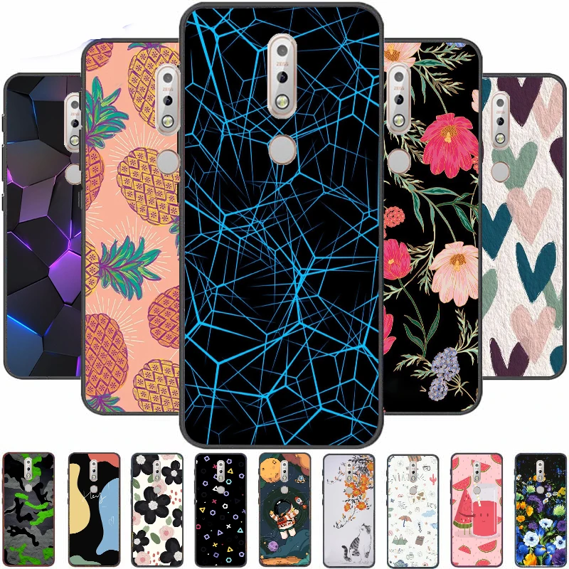 

For Nokia 7 Plus Case Soft tpu Phone Back Cover For Nokia 7.1 Nokia7 Nokia 7Plus Nokia7.1 Cases Bumper Painting Oil Painting