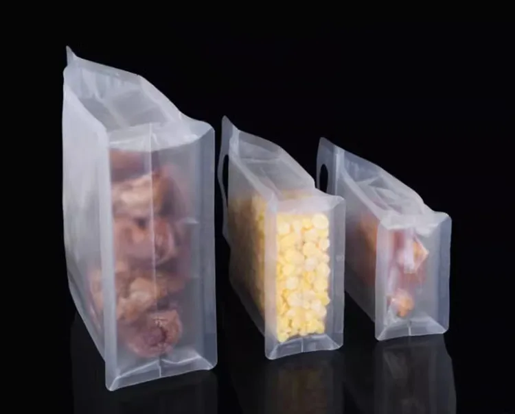 3D 프로스트 플라스틱 휴대용 지퍼 락 백, 재사용 가능한 매트 스낵, 향신료 시리얼, 커피 콩, 결혼 선물, 포장 파우치, 50 개