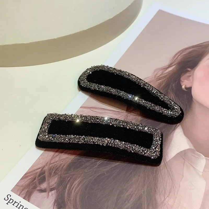 Rhinestone Jewelry Girls Accessories | Black Rhinestone Hair