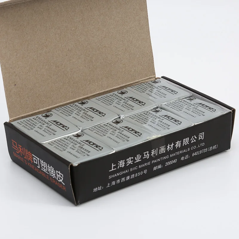 Maries Plasticity Rubber Eraser for Art Painting Design Sketch Drawing Plasticine Stationery Wipe Highlight Kneaded