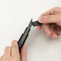 Deli Universal Art Knife Zinc Alloy Shell Multifunctional Portable Box Cutter Replaceable Metal Blade Home Office School Supplie 6