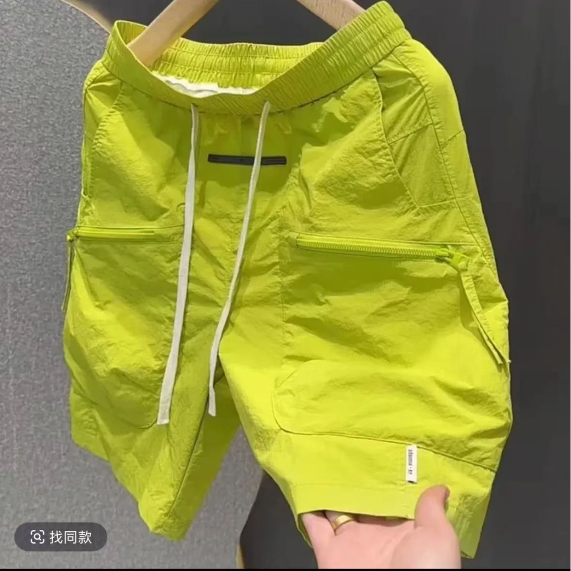 2025 Men Clothing Men's Shorts Trend Elastic Waist Sweatpants Summer Men Short Korean Fashion Streetwear Harajuku Shorts Men 1