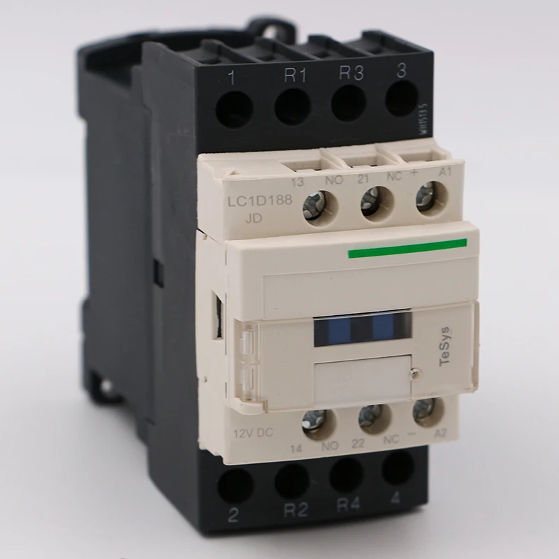 

LC1D188JD DC electric magnetic Contactor 4P 2NO+2NC LC1-D188JD 32A 12V DC coil