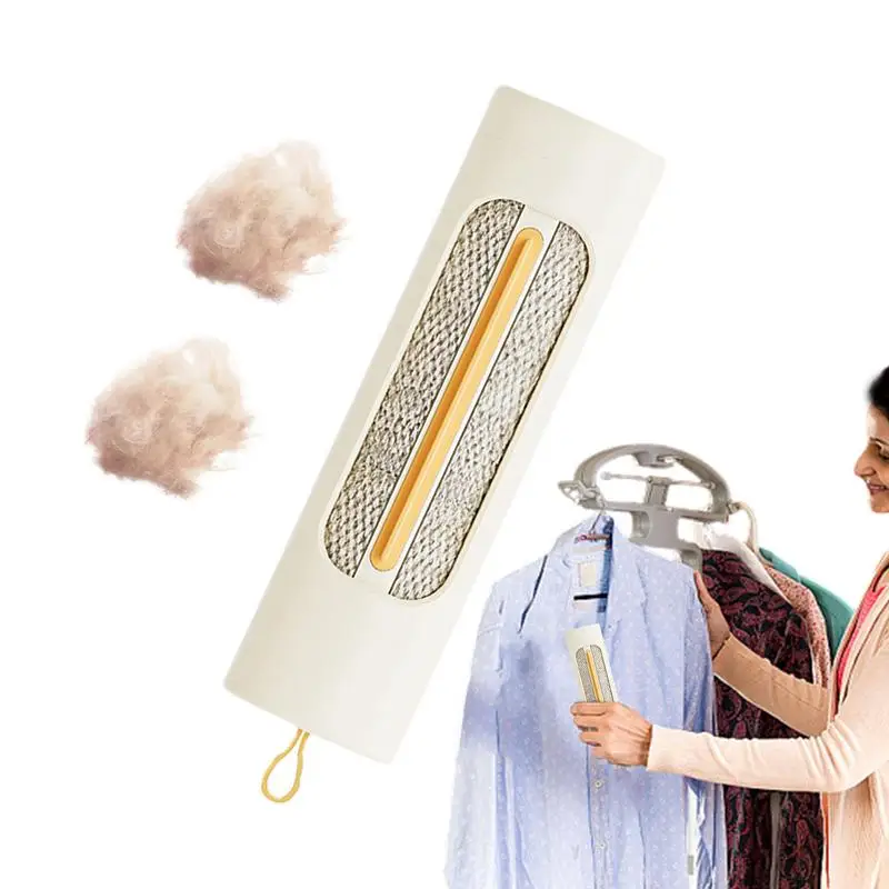

Durable Drain Storage Shelf Hair Comb Clips Pet Hair Remover Roller Double Sided Electrostatic Brush For Pets Coats Mats Travel