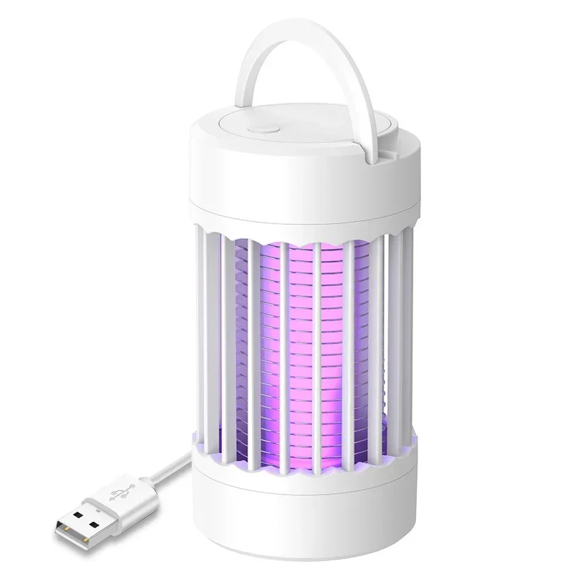 USB 충전식 휴대용 전기 모기 퇴치 램프 (가정용, 야외 캠핑용)