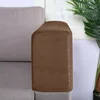 2Pcs Velvet Removable Armrest Covers Stretch Chair Sofa Arm Protectors Covers Armchair Covers Solid Color Couch Cover 4