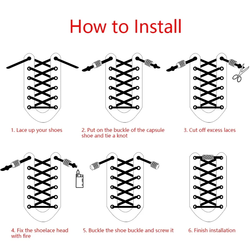 25 Colors Elastic Shoe Laces Round Metal Capsules Lock Shoelaces