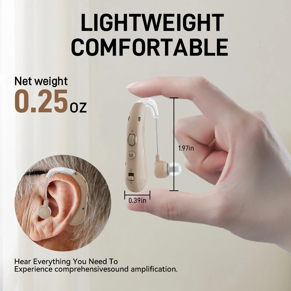 قابلة للشحن الرقمية السمع قابل للتعديل لهجة مكبر صوت المحمولة الصم المسنين الرقمية السمع
