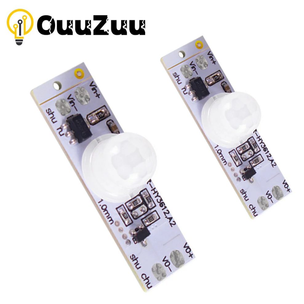 DC 12V 24V Ceiling PIR Motion Sensor Switch Module 3A IR Infrared Induction Body Detector Controller for LED Light |