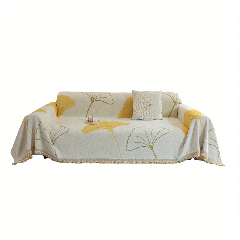 1PC sofa towel, a whole cover, simple and modern universal cover, non-slip backrest cover blanket for all seasons 2
