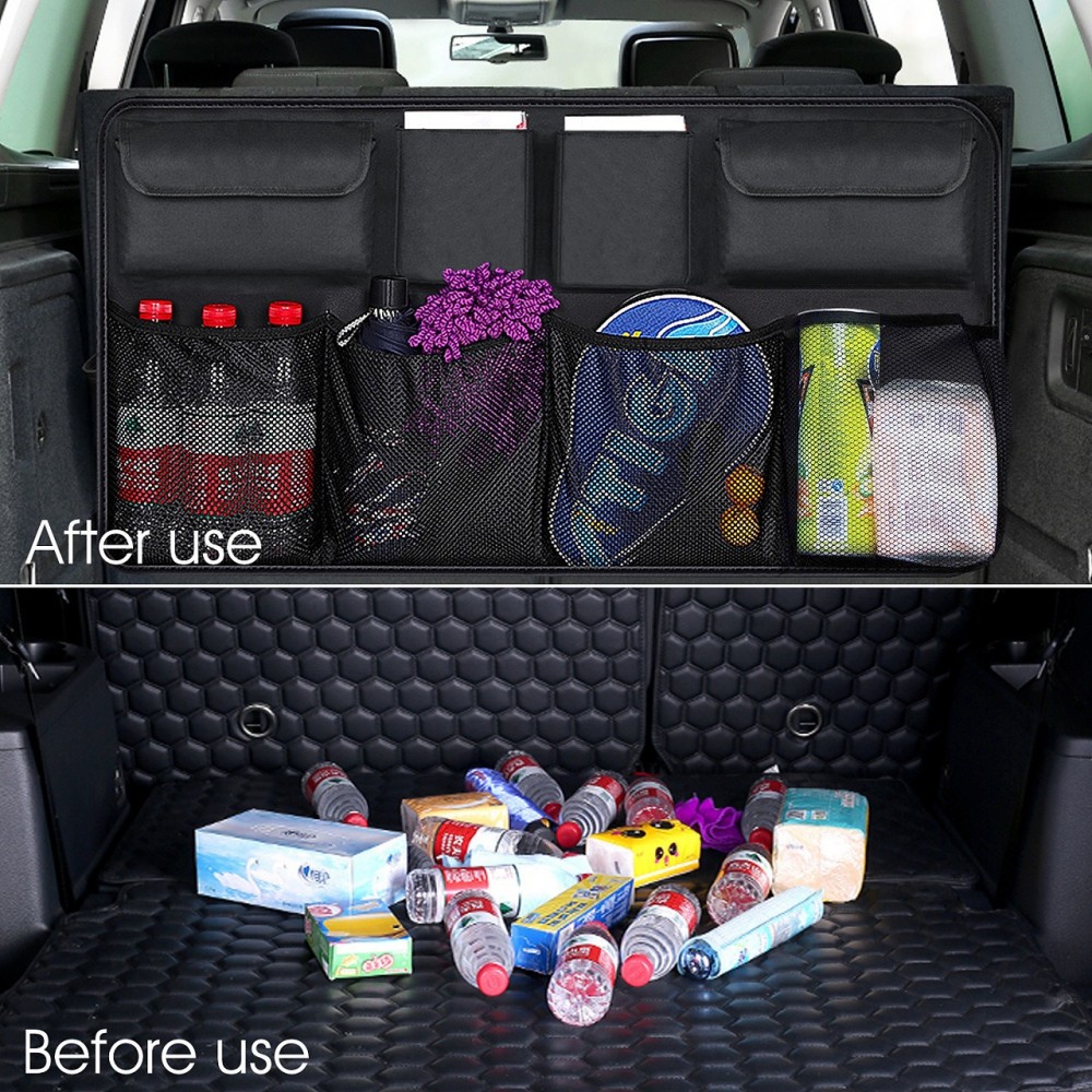 Car Organizer Trunk High Capacity Hanging Bag SUVs Vans