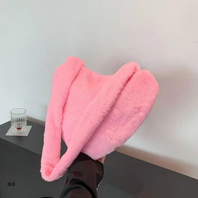 D0UD Lovely Plush Crossbody Bag Shoulder Bags Sling Satchel Perfect for Daily Use