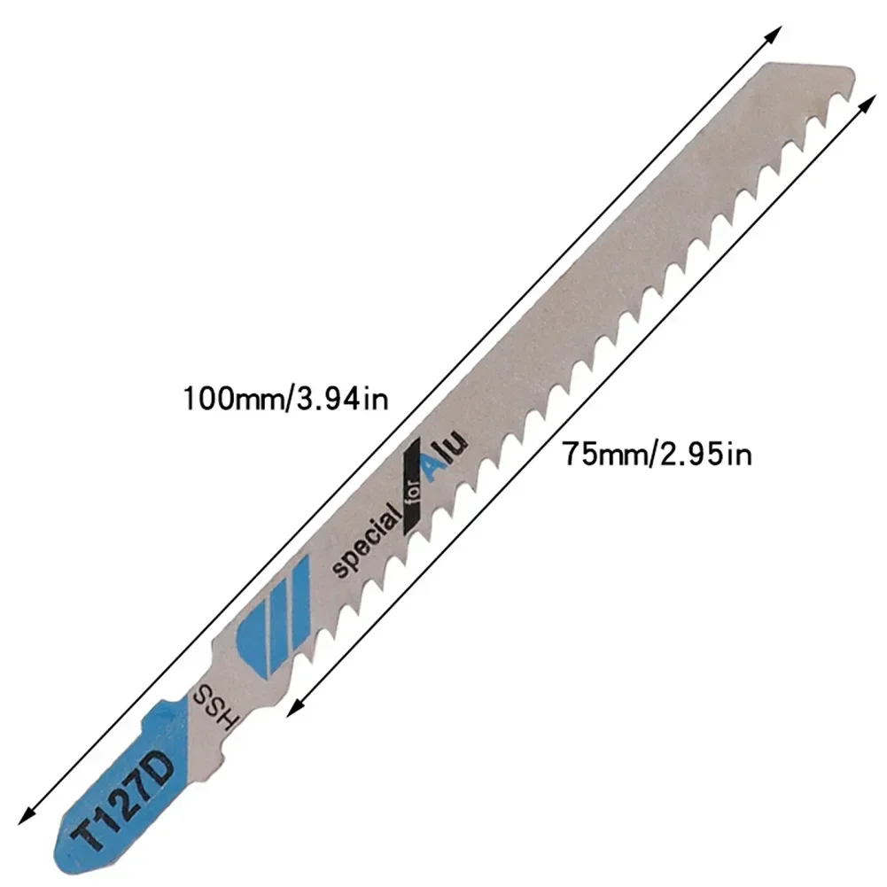 5PCS Jigsaw Blade T127D Special For Alu For Aluminum Tubes Profiles 3-15 Mm Business Industrial Light Equipment