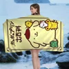 P-PompompurinS Microfiber Printed Beach Towel Mountain Climbing Yoga Beach Swimming Running Absorbent Soft Towel 3