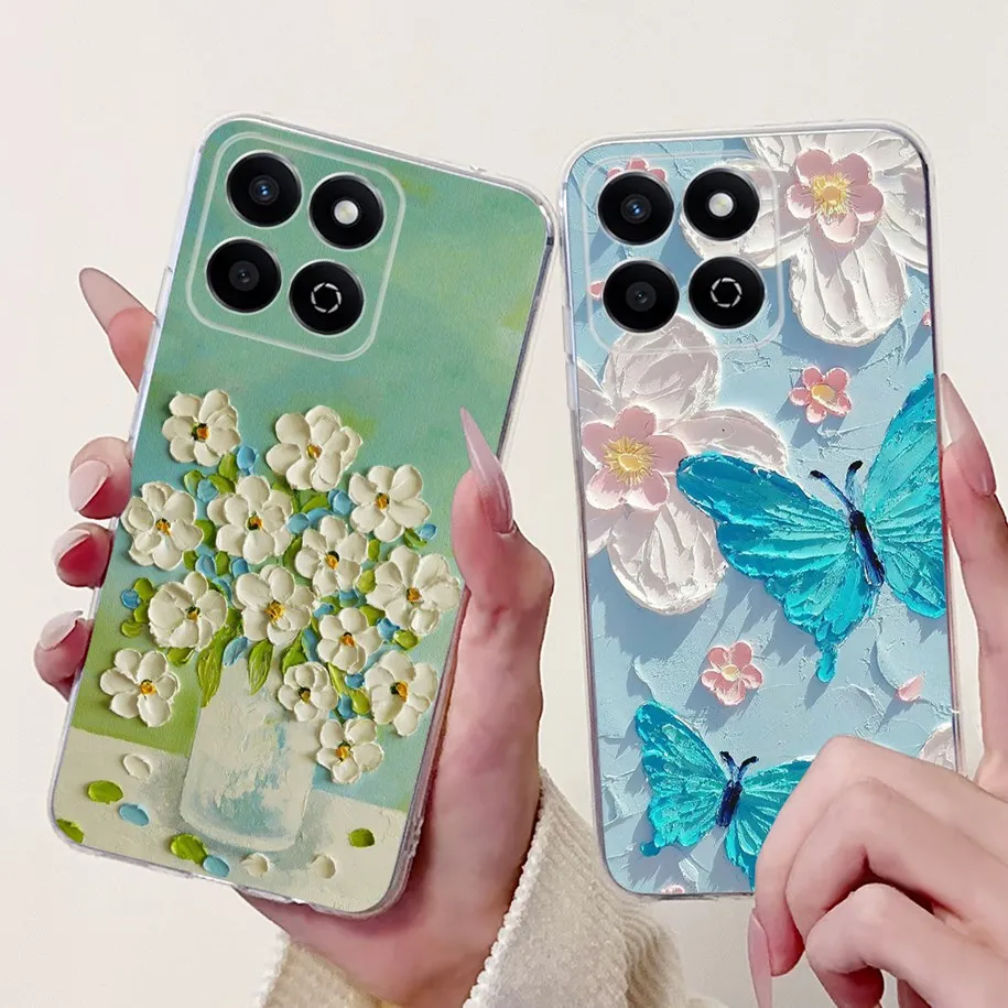 Fashion Butterfly Shockproof Silicone Back Cover
