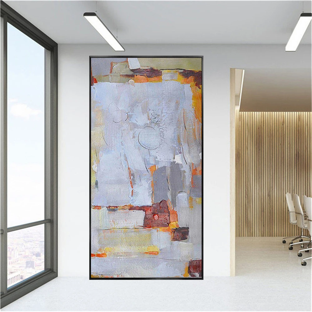 

Pop Hand-Painted Oil Painting Abstract Color Graffiti Canvas Wall Art Pictures Indoor Hanging Panel Image Pendant For Home Decor