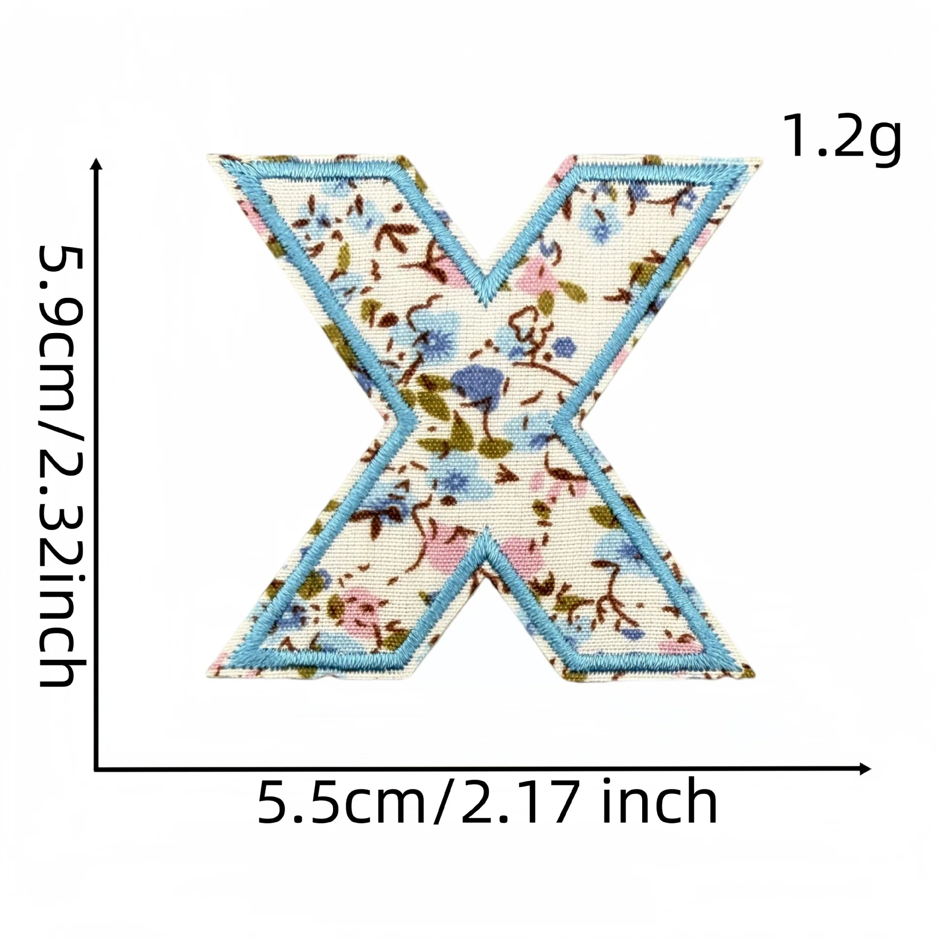 1PC A-Z Alphabet Blume Brief Eisen auf Patches Stickerei Brief Patches für Hüte Tasche Shirts Schuhe DIY Liefert – Detail 32