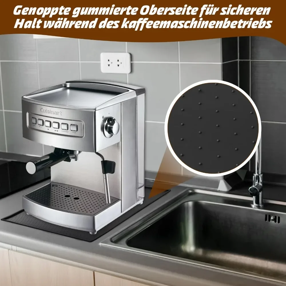 Coffee Machine Absorbent Mat Silicone Draining Mats Cups Dishes Mat Anti-scald Non-slip Waterproof Coasters