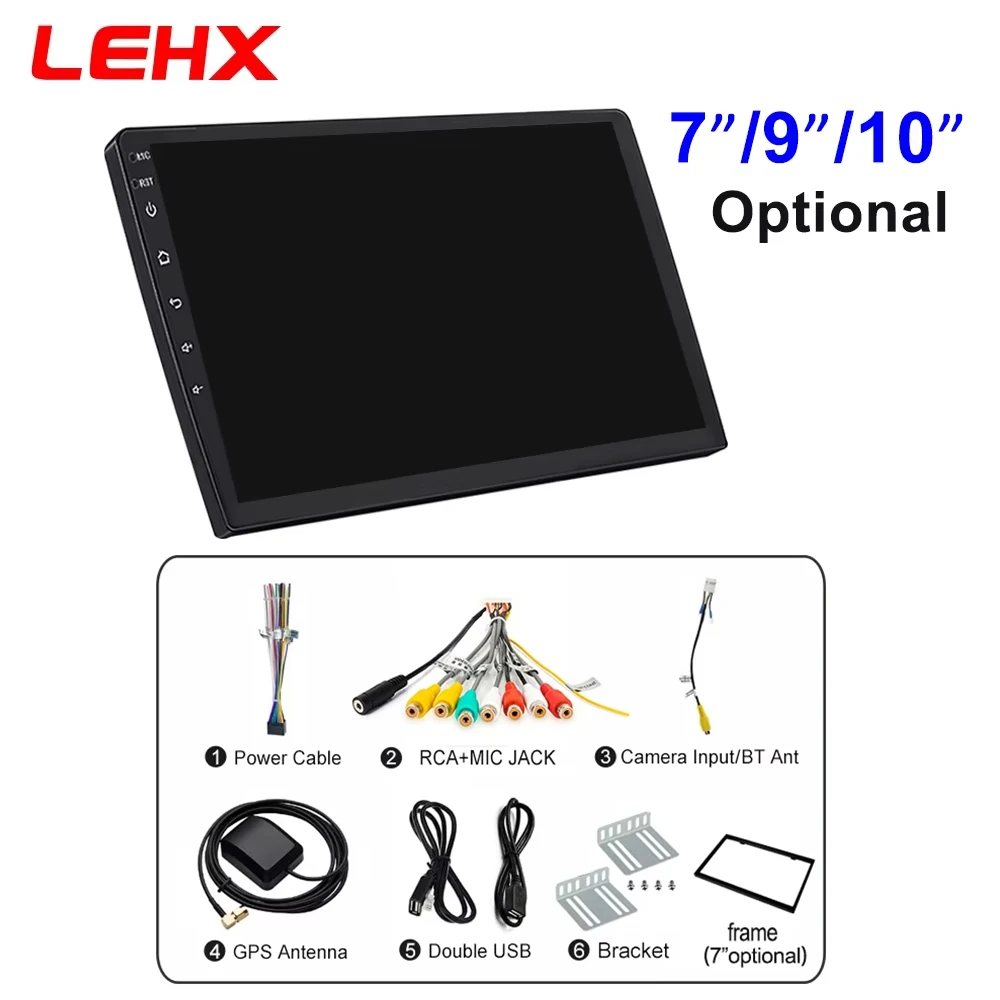 LEHX L8X 8Core 7/9/10 ''2Din Android 15 Carplay Radio Multimedia Estéreo Para toyota Hyundai Kia Volkswagen Jeep Fiat 6