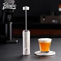 Bincoo nouveau mousseur à lait café fouet mélangeur électrique batteur à oeufs Mini mousseur poignée agitateur Cappuccino fabricant outils de cuisine 1
